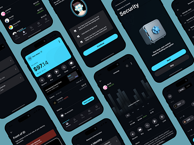 Careta Mobile Wallet banking bumazhnov cryptowallet datanalysis fintech mobile app mobile design mockup ui uiux ux