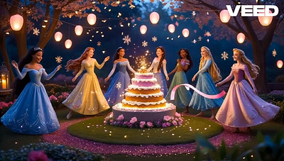 A Magical Princess Birthday – AI-Powered Fairytale adobe premiere pro ai art animation creative video digital art event design fairytale fantasy kids party leonardo ai midjourney photoshop princess birthday visual storytelling