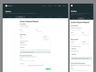 Payment Management Web App (SaaS) b2b business crm design ofspace pay payment paypal product product design saas software transactions ui