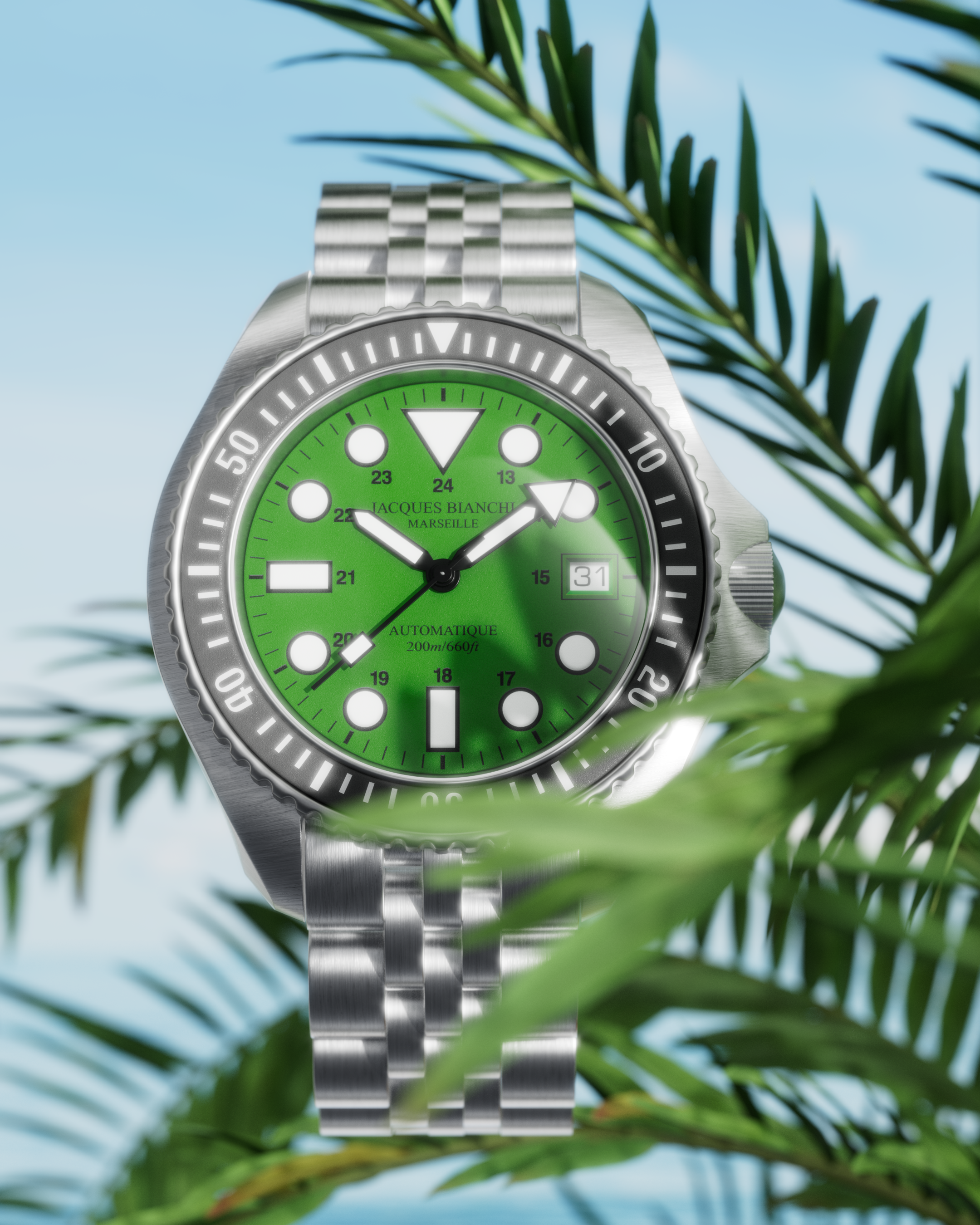 Example of 3D Watch Modeling, Render & Animation