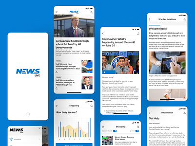 📰 News Live – Stay Informed, Anywhere appdesign branding creativedesign dashboarddesign design figma illustration minimaldesign mobiledesign moderndesign productdesign prototype ui uidesign ux uxdesign webdesign