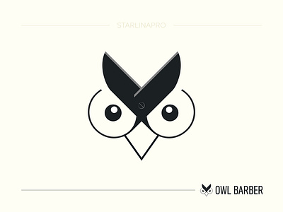 Owl Barbershop Logo barber logo barber logo design barber shop brand logo creative logo design cutting tools logo haircut logo logo logo design minimal logo minimalist logo modern logo owl barbershop logo owl logo professional branding salon logo scissor logo sleek logo design stationery logo theowlbarbershop