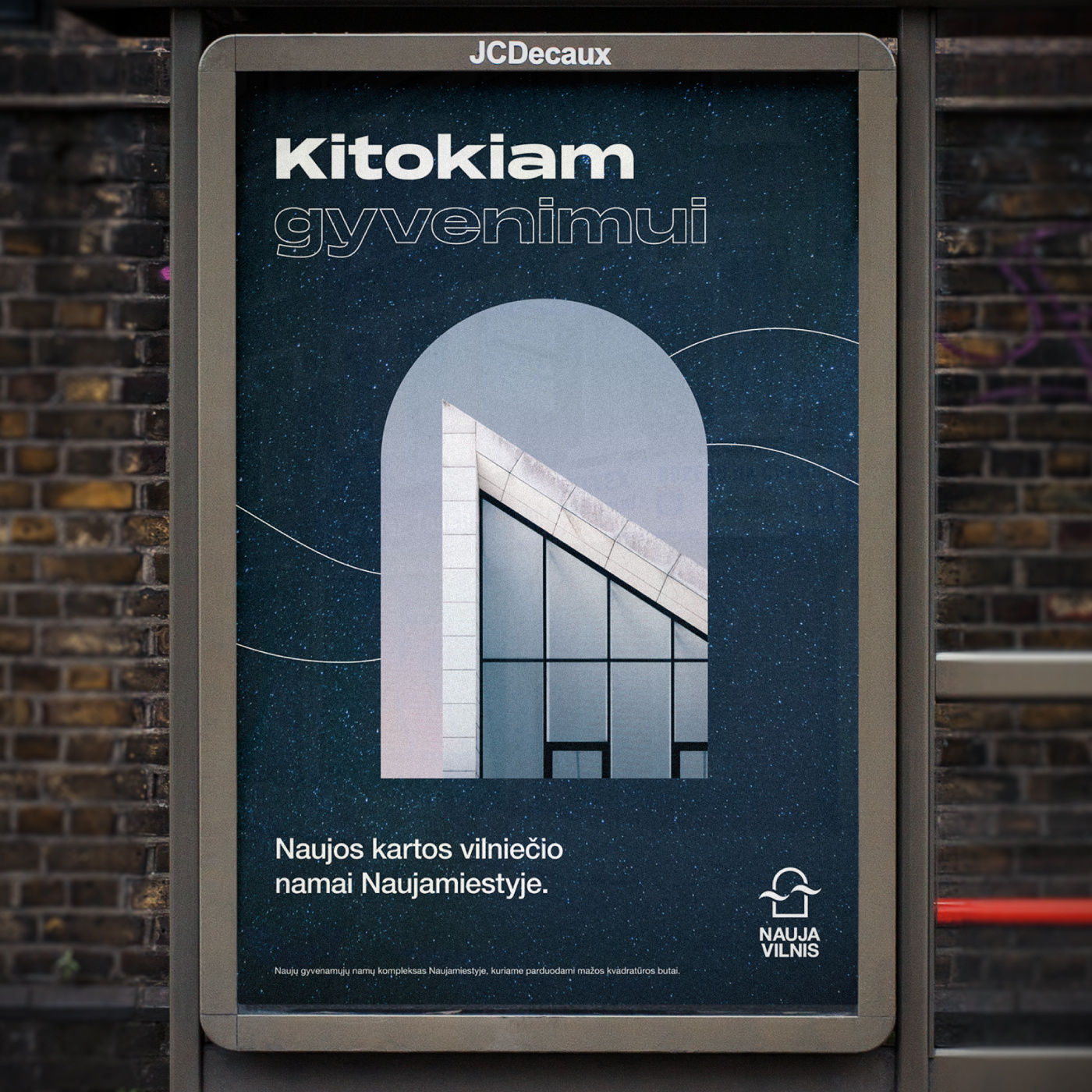 Visual identity for real estate project brand branding brochure business card estates flyer graphic design poster real estate vilnius visual identity