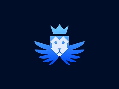 Eagle Wing + King Lion Logo Concept america animal animals art disney eagle eagle logo king lion lion king lion logo lionking lions logomaker modern logo safari travel wild wild logo wildlife