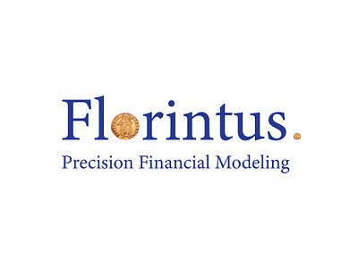 Florintus financial model company Logo graphic design