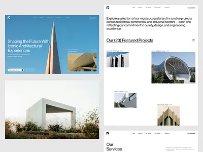 Arek.Studio - Architecture Website alif app architecture clean design graphic design hero home layout modern section site ui ui ux design ux web web design web site webdesign website