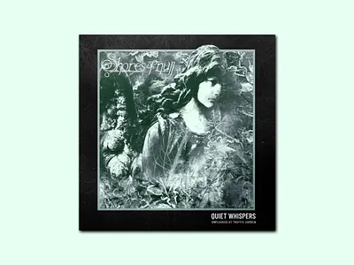 Shores of Null - Quiet Whispers artwork branding graphic design illustration vinyl vinyl artwork