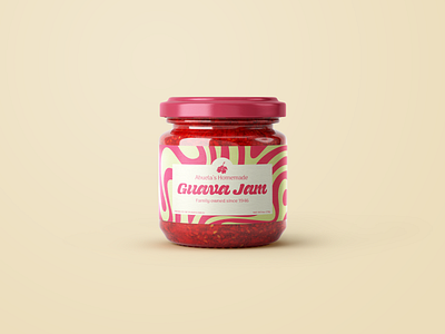 Abuela's Homemade Jam Label Design abuela brand identity branding food freelancer fruit graphic design guava jam jam jar jelly label design logo mockup packaging design papaya puerto rico tropical tropical fruit