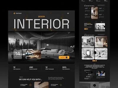 interior design agency landing page UI design 2 consulting agency ui figma designer figma landing page interior design interior design agency interior service ui