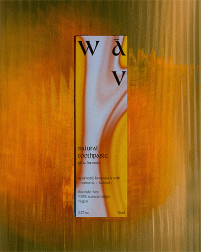 wāv toothpaste brand identity brand strategy branding graphic design logo packaging design