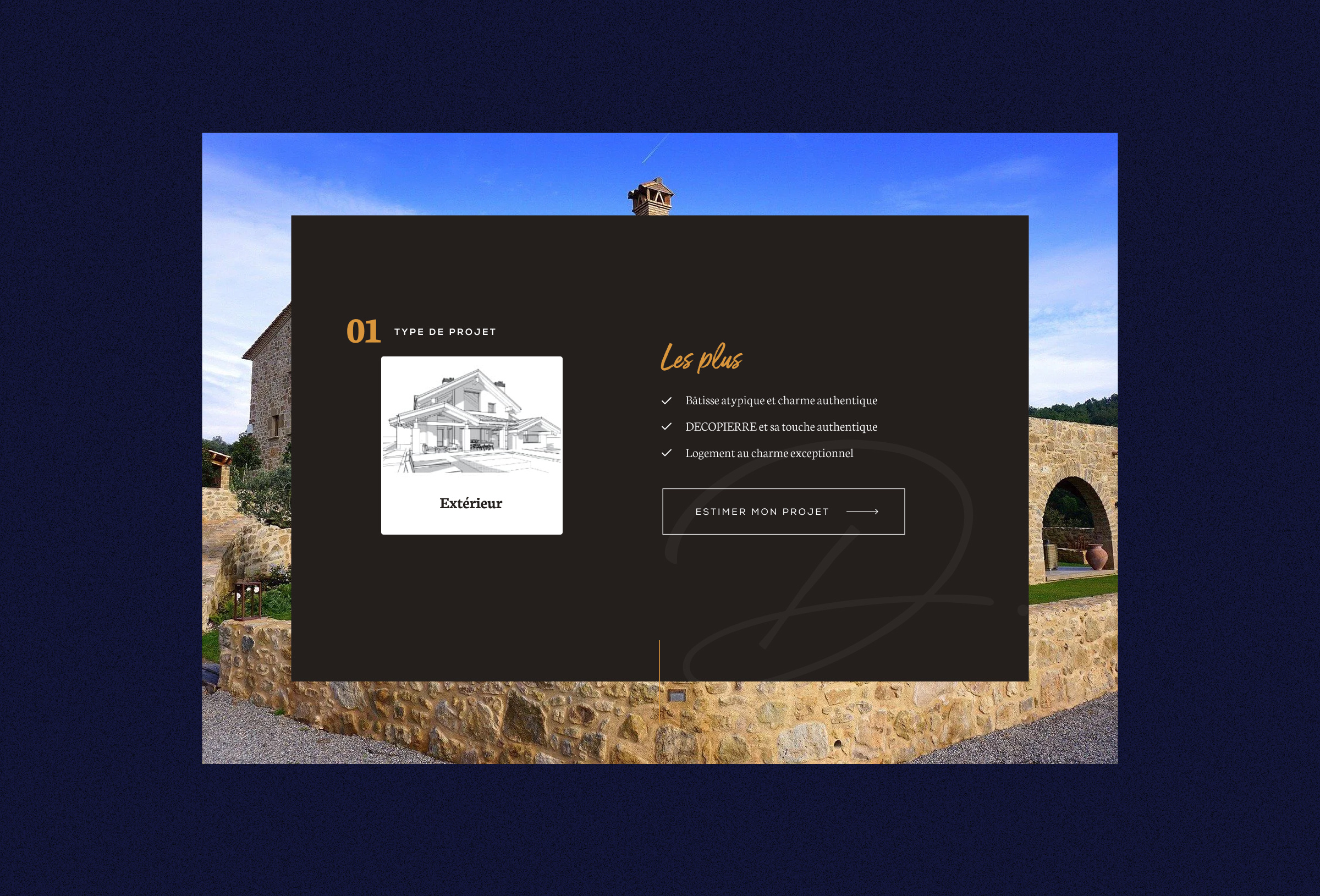 Decopierre rebranding & website - faux stone coating art Image 6