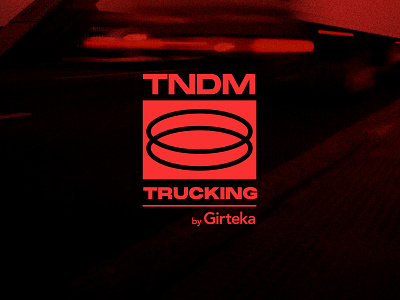 TNDM Trucking rebrand branding girteka logistics logo rebrand trucking