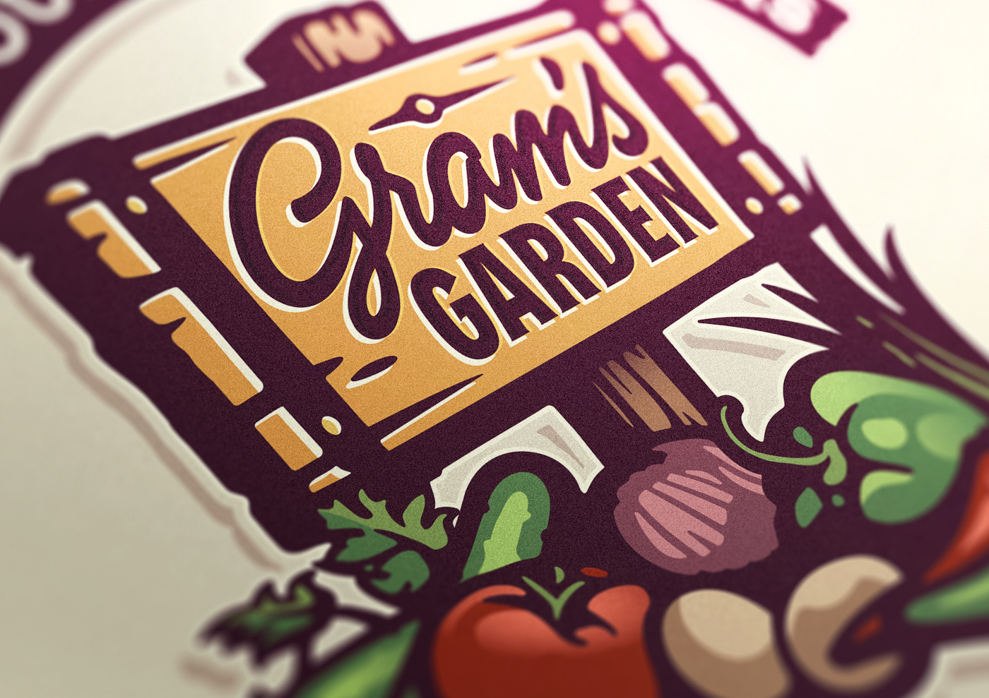 Gram's Garden Logo by Paragon Design House on Dribbble