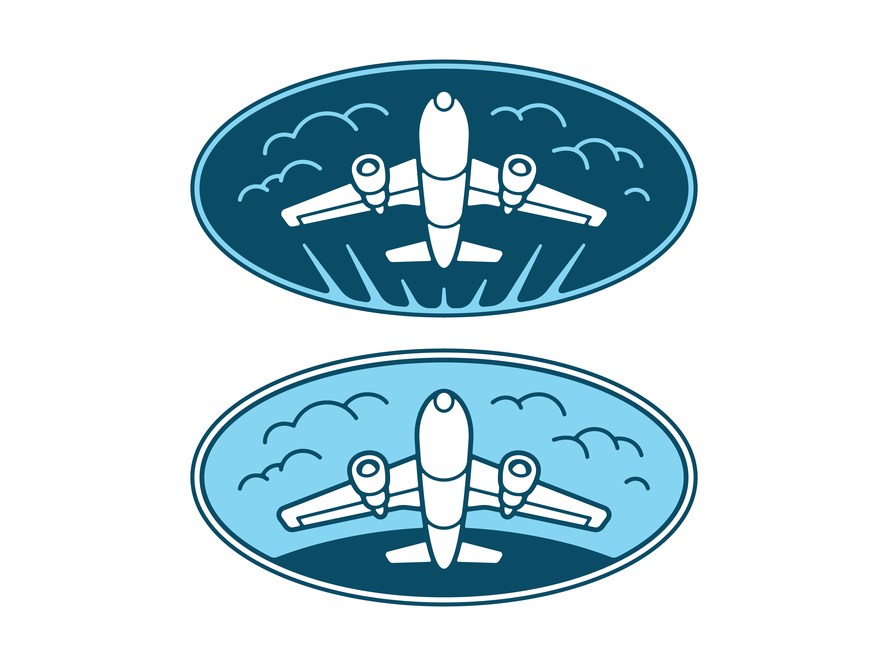 Adventure Airways Branding aircraft airline airplane badge brand branding flight fly flying illustration jet logo museum sticker symbol travel vacation