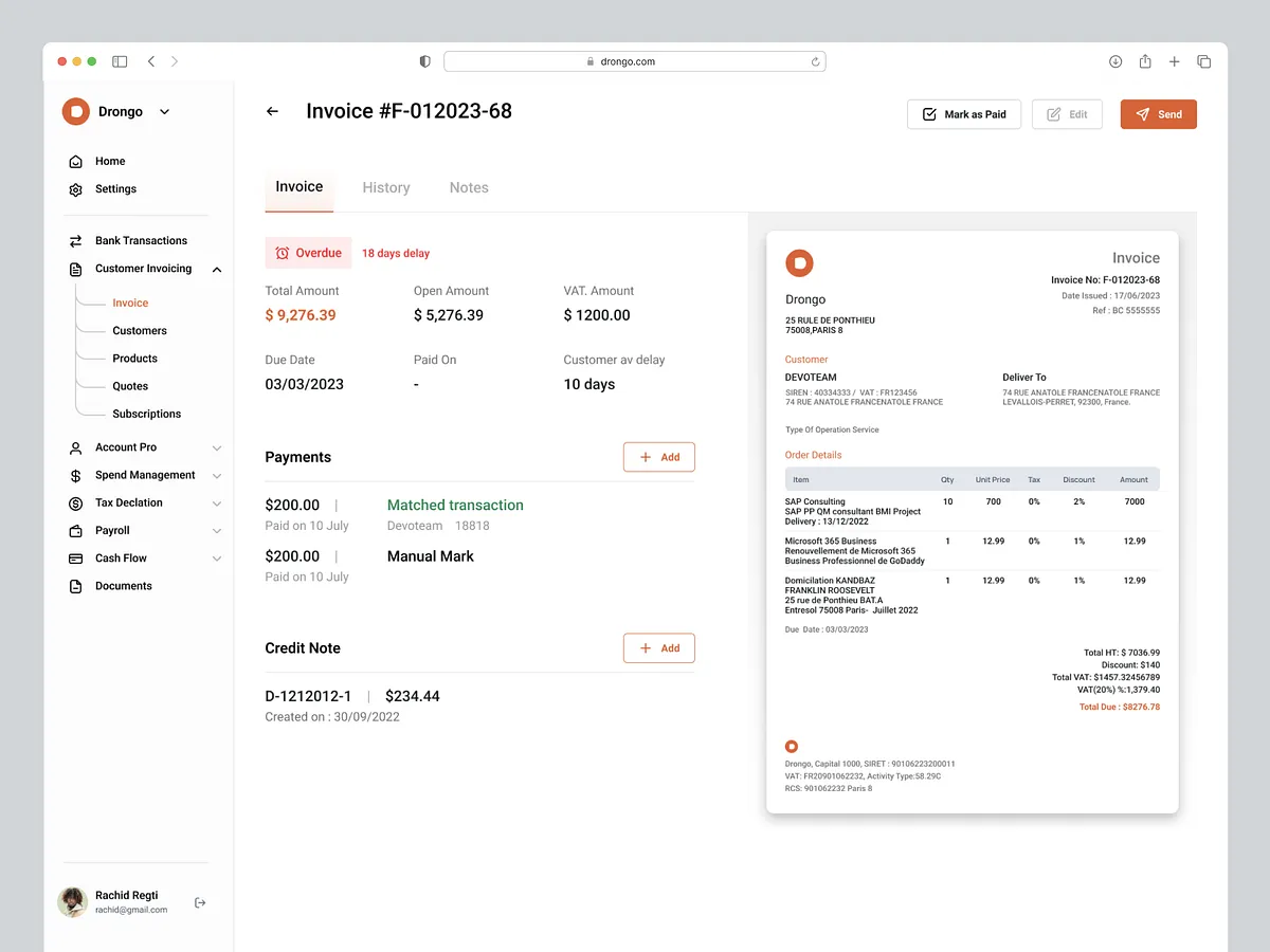 Invoice UI designs, themes, templates and downloadable graphic elements ...