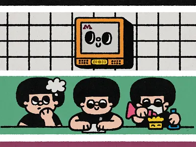 Two Stories for Daniil Shaikhutdinov's Website cartoon chemical comix cute design doodle experiment fun illustration japanese kawaii kawaii art kawaii artist lofi magazine men mini illustration retro stories