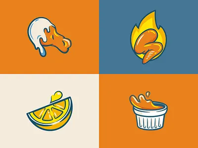 Felipas 🍗 design digital art dojo studio illustration logo