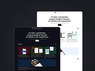 Portra – A Responsive Framer Portfolio Template for Desigers animation branding creative portfolio graphic design motion graphics personal website