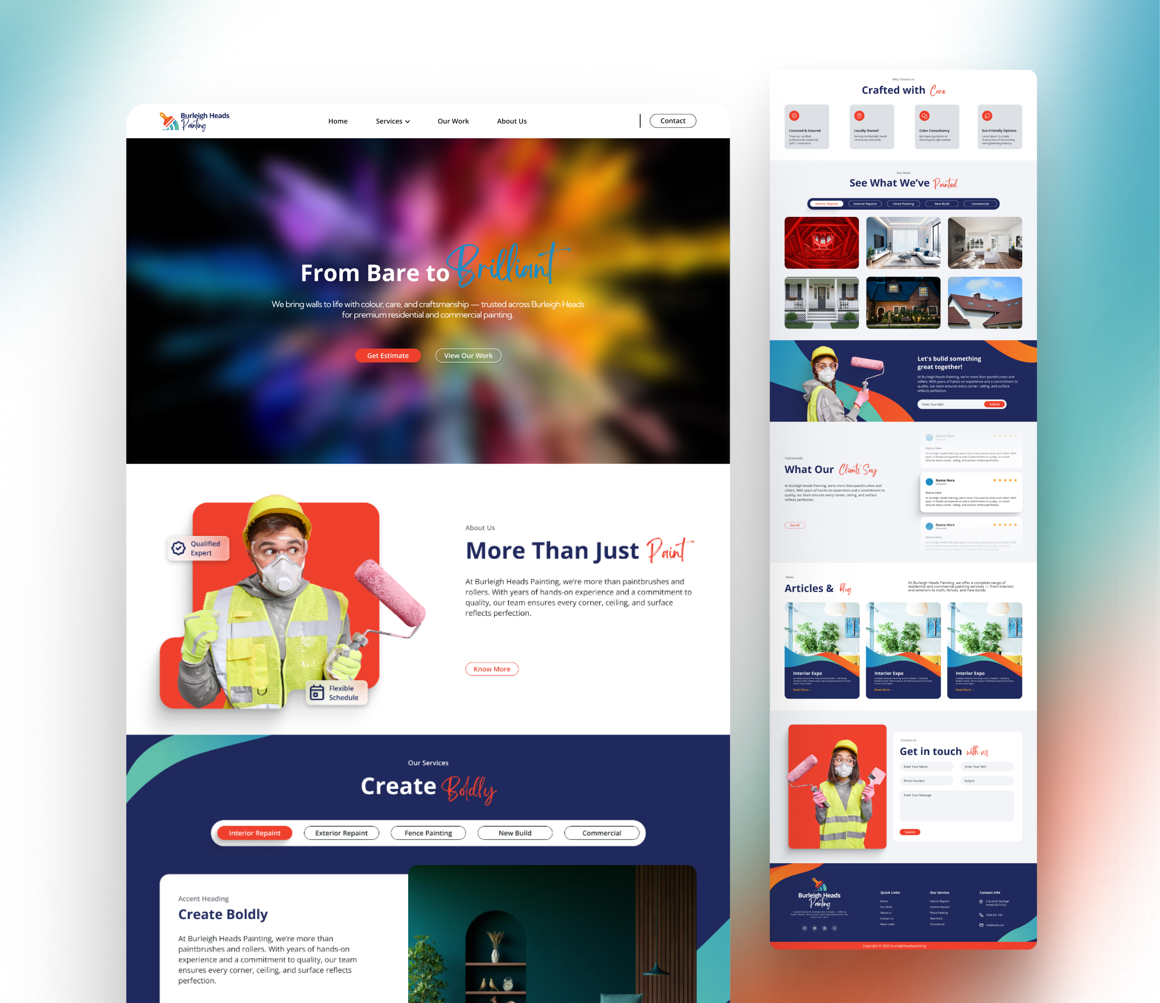 UI/UX for Service Provider branding graphic design ui uiux website design