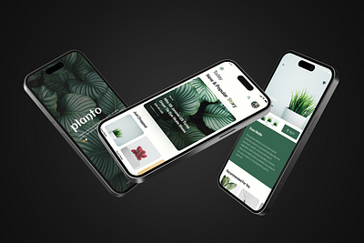 Planto – Local Plant Marketplace 🌿 Concept greentech localcommerce plantmarketplace plantparent sustainabilityapp trending ui ux