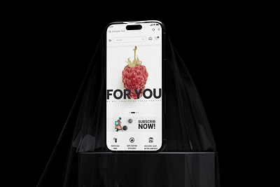 For You – Farm-to-Table Hydroponics App 🌱 Client Work custom grocery box eco tech farm to table app health hydroponics ui sustainable ux