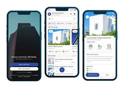 Real Estate App UI UX Design app design application design mobile app design property finder app property management app real estate app design real estate app ui real estate marketplace real estate mobile app ui ux design user interface user interface design