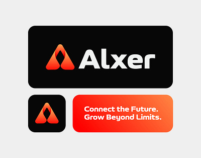 Alxer - A logo, A letter, Modern logo, Tech, UI, AI, App, Web 3d ai app application branding creative logo gradient logo graphic design logo logo design logo designer logos modern logo software tech logo technology technology logo ui web3 website