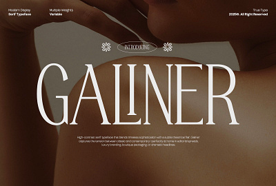 TT Galiner – Timeless Elegance Serif beige branding clean design display font elegant font font family free download graphic design modern poster sage sans timeless font typeface typography