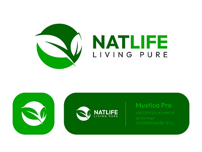 NatLife | Branding Logo Design | Modern Logo | Minimalist Logo brand design brand identity branding design flat logo graphic design illustration logo minimalist logo modern logo natural logo nature logo simple logo vector logo
