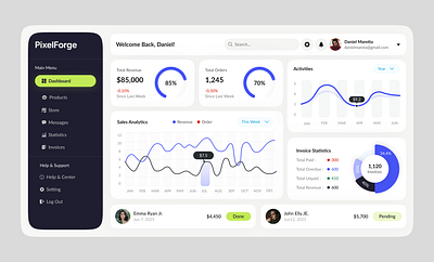 PixelForage 3d branding graphic design ui