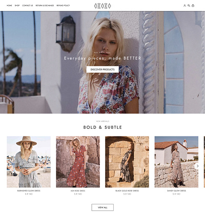 Clothing Website (E-Commers) app figma typography ui ux web websites figma e commers