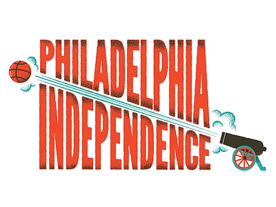 Philadelphia Independence WNBA Logo branding cannon conceptual conceptual illustration editorial editorial illustration illustration james olstein james olstein illustration jamesolstein.com logo logo design philadelphia philadelphia inquirer texture vector wnba