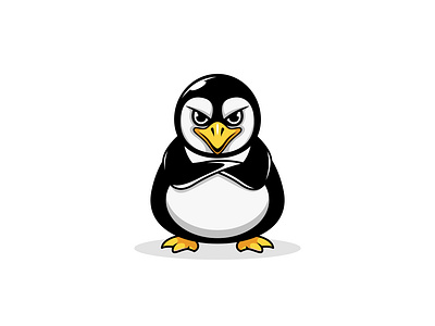 Crypto penguin branding crypto crypto logo design graphic design illustration logo logo design mascot mascot character vector
