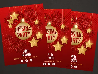 Cristmas Flyer brand identity flyer flyer design graphic design logo stationary