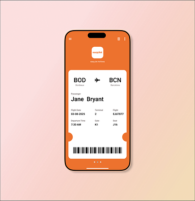 #DailyUI #Challenge #Day24 #Boarding Pass dailyui day24 boardingpass