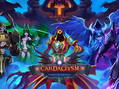 Cardaclysm - Game Logo card game digital logo game logo game logos games logo gaming gaming logo logo logo design logotype mobile game logo