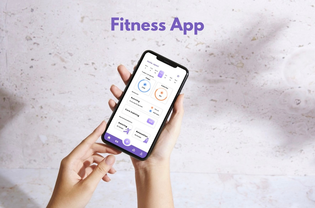 FitTrack - Personal Fitness & Activity Tracker activity tracker android app app design clean design dashboard fitness app fitness tracker health app healthtech ios app minimal design mobile app mobile design modern ui training app ui ui design ux workout app workout tracker
