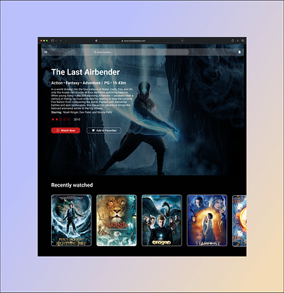 #DailyUI #Challenge #Day25 #TVApp dailyui dailyuichallenge day025 day25 uichallenge