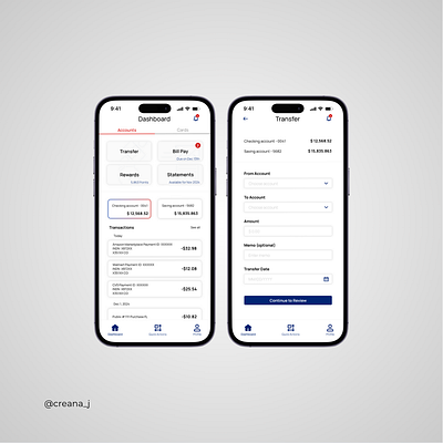 Banking Mobile App Design android app app design bank app banking app clean design clean ui figma figma design finance app ios app minimal design mobile app mobile design ui ui design ux ux design