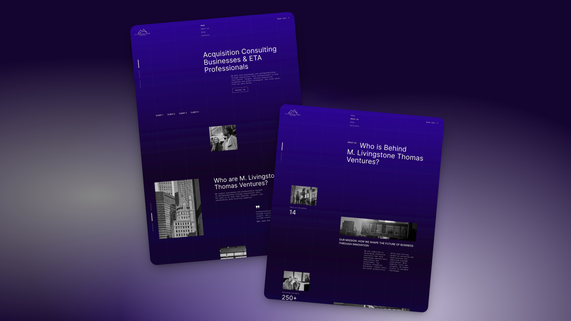 Website Design & Development For Venture Firm design landing page squarespace squarespace web design squarespace website squarespace website design web design website website design website development