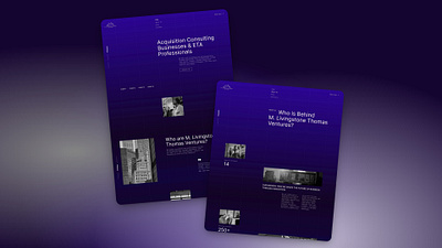 M. Livingstone Thomas Ventures | Squarespace Website Build landing page squarespace squarespace website design web design website development
