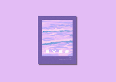 (ocean) EYES - Billie Eilish abstract bold fonts design experimental typography graphic design illustration minimal music music poster pop poster typography