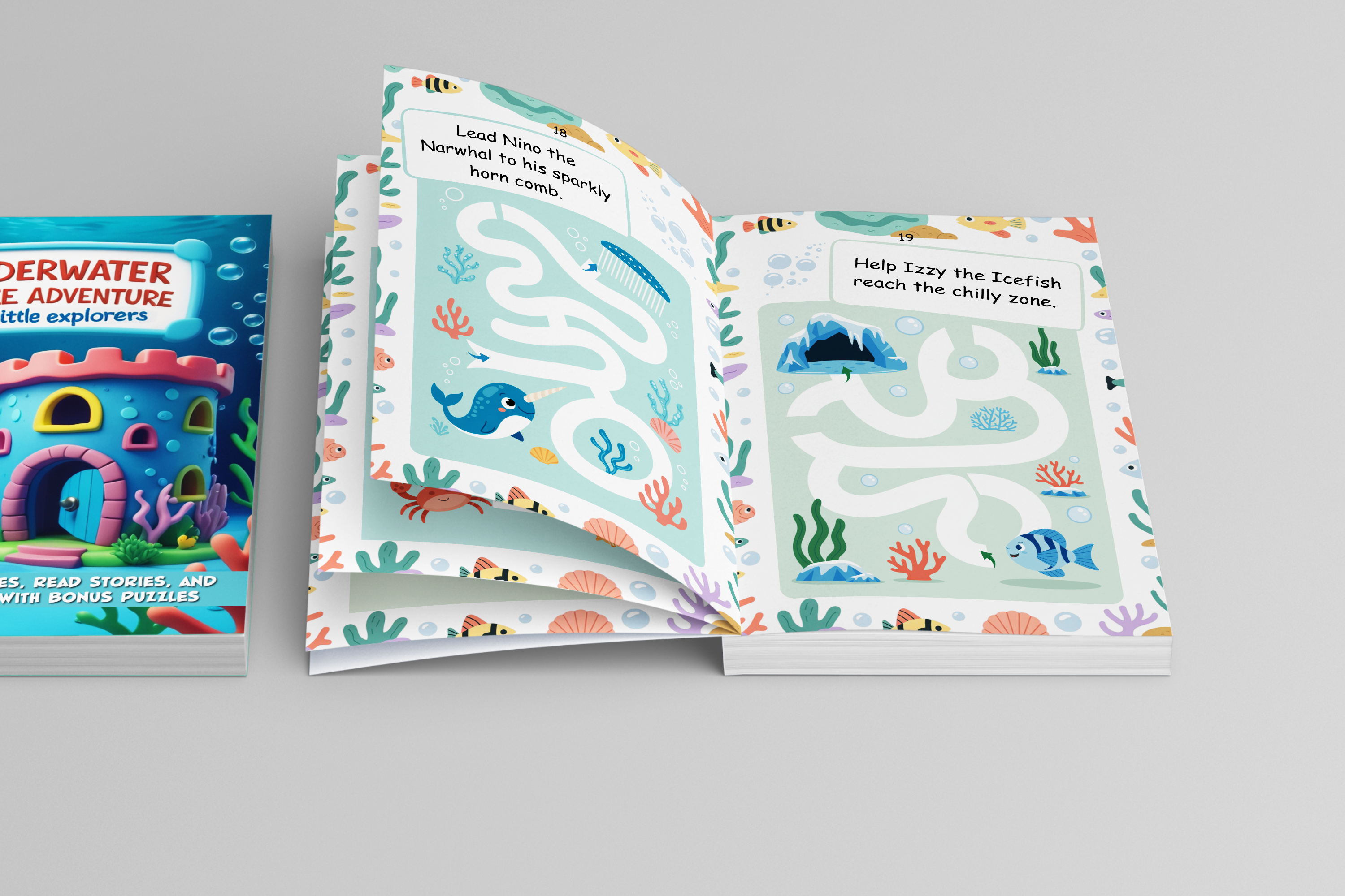 Example of Children's Activity Book Illustrations