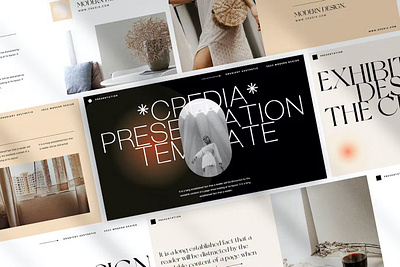 Creadia - Presentation Template annual business clean corporate download google slides keynote pitch pitch deck powerpoint powerpoint template pptx presentation presentation template project report slidemaster slides template web