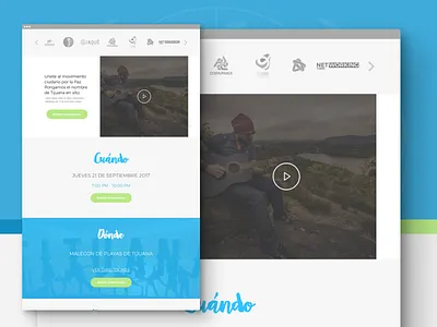 The Peace is Possible - Festival festival landing page logo onu peace