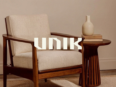 Unik | Furniture Logo Design branding branding design decor furniture furniture branding furniture logo furniture minimal logo furnituredesign home logo logo logo design logo design branding logodesign logos minimal minimalist logo
