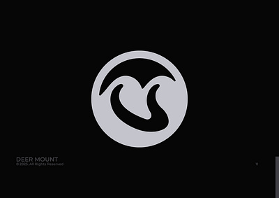 Deer-Mount-logo-design apex branding deer design graphic design illustration letter logo letter m letter m logo logo logo identity logos m m letter m letter logo m logo mount mountain vector