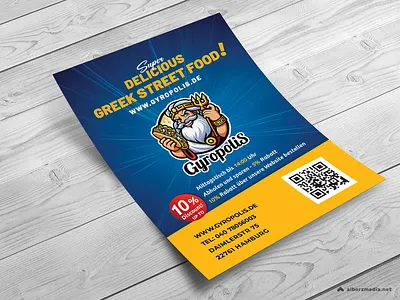 Gyropolis Fast Food | Brand Identity Design brand identity design branding brochure design business card fast food flyer freelance designer graphic design graphic designer logo design