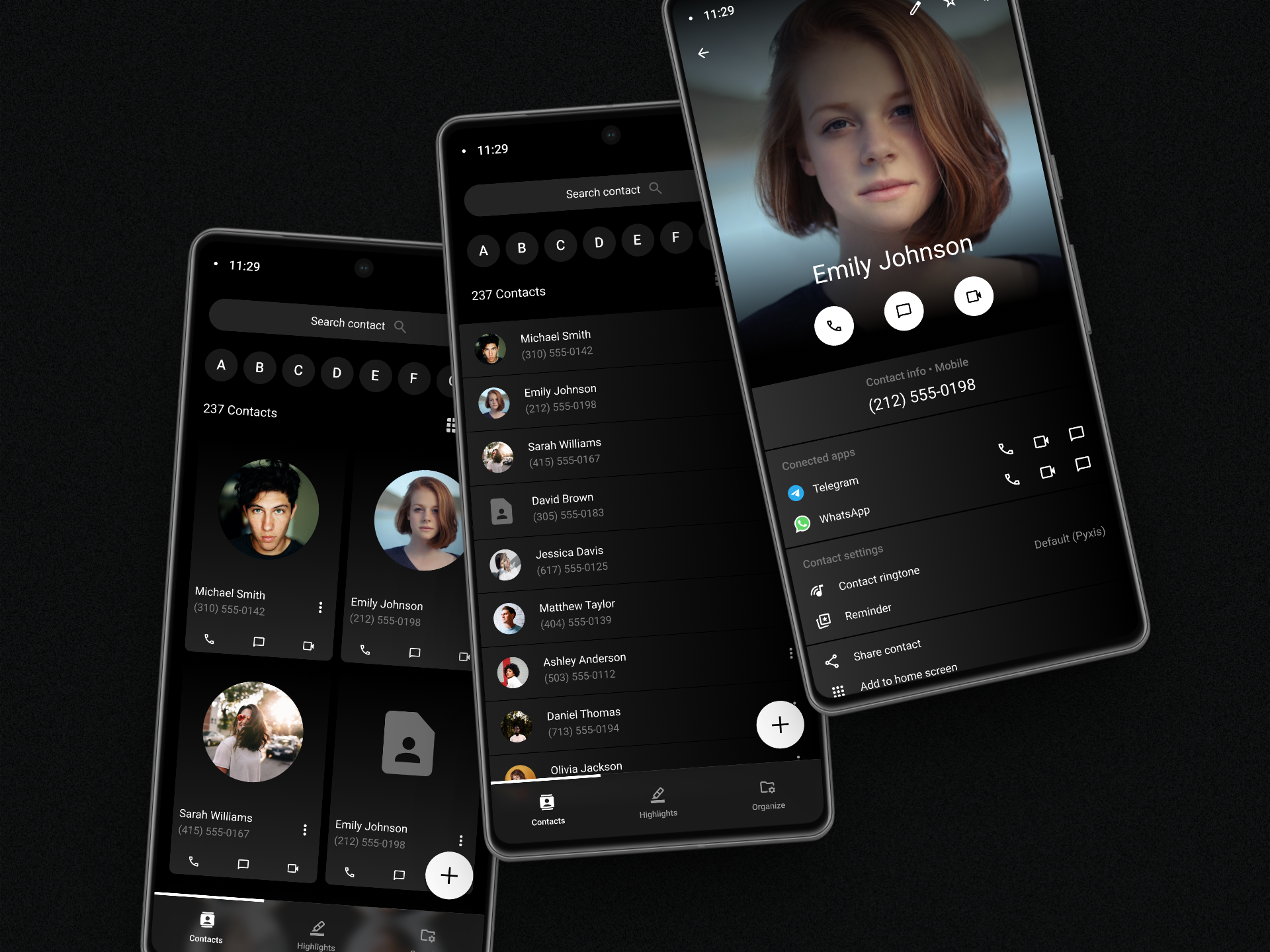 Android - Contacts android app contacts ui ux