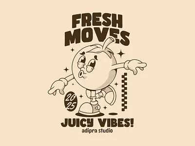 Retro tomato mascot character retro illustration